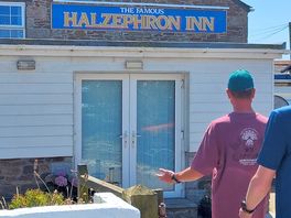 Local pub about half hour walk away. great choice of local ales and ciders.
