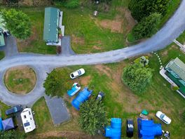 Campsite from above
