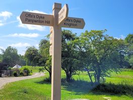 Offas dyke path campsite
