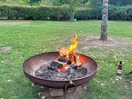 Fire pit provided. you can see f13 and 14 opposite