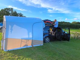 All set up in omicro camper