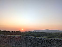Sunset from our pitch