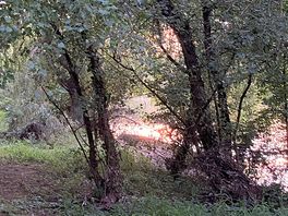 Blick vom pitch auf die dordogne