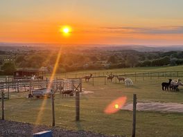 Stunning sunset and views