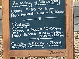 Pub openong hours