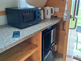 Good amenities in the pod