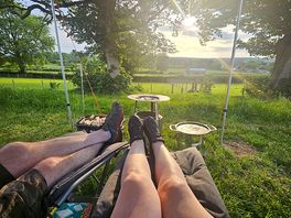 Enjoying the sunset
