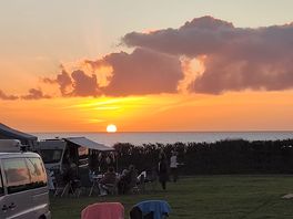 Sunset.