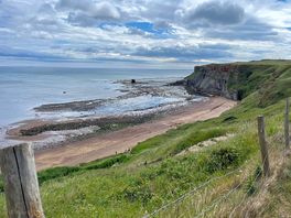 The nearby beach.