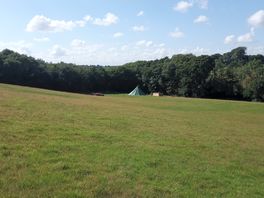 View of the pitch from up the field