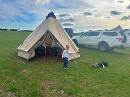 Lots of room for our tipi!