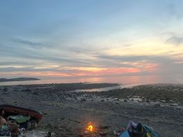 Sunset from the beach