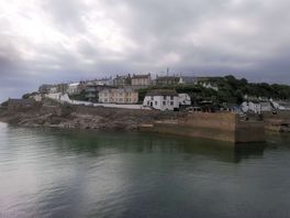 View across the harbour at porthleven