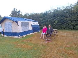 Grandparents relaxing