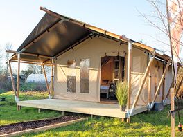 One of the safari tents