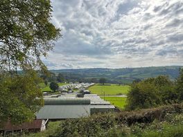 View of camp from moel y golfa