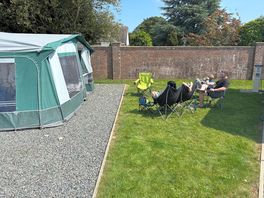 Pitch number 11. very spacious. fully serviced hardstanding