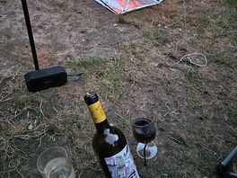 Evening firepit