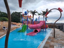 Teil der poolanlage