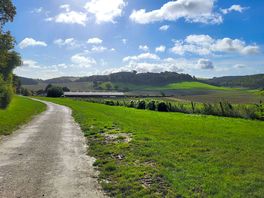 View toward showers.