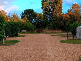 View down the site.