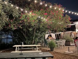 Restaurant at night