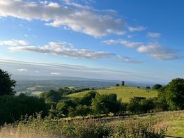 A short walk to the folly.