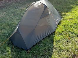 My bed for the night as love camping.