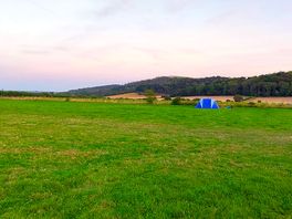View across the camping field