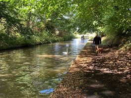 More of the canal walk into nearest town