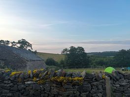 View from above the camp site field