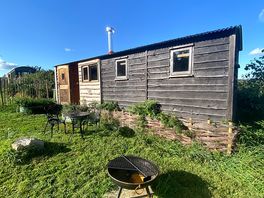 The cabin also has a compost toilet and a fantastic powerful shower