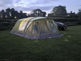 Plenty of space setting up for a weekend break