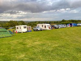 Grass pitches with electric hook-ups