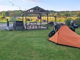 Choice of where to pitch that suited my tent