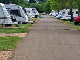 Touring area hardstanding area