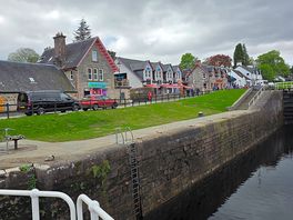 Village 4 min walk from site