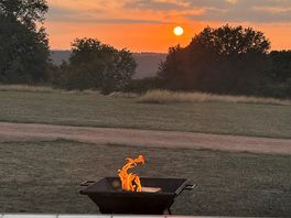 Sunset from the motorhome.