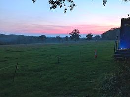 Sunset from the campsite