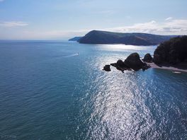 The view out to sea