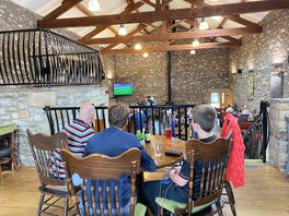 Watching england win the euros in the site bar.
