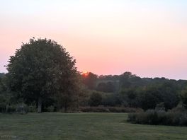 The site is located perfectly to see the sun setting.