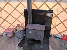 Inside stove/fire