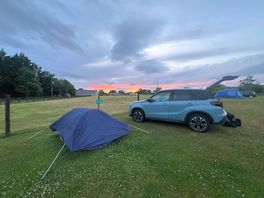 Lovely view and pitch size