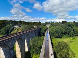 A view above the viaducts