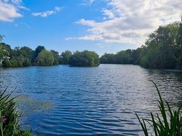 View of the smaller lake
