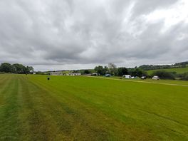 View from our pitch of the site