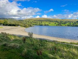 View from our pitch of bala lake