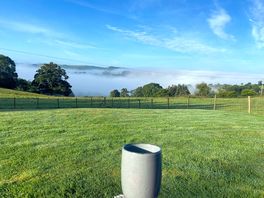 Early morning coffee with the clouds