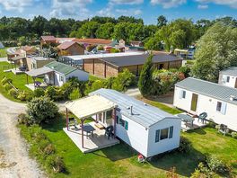 Campsite aerial view